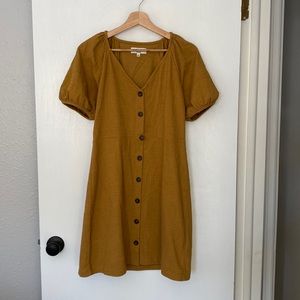Madewell | Dress | Mustard Yellow